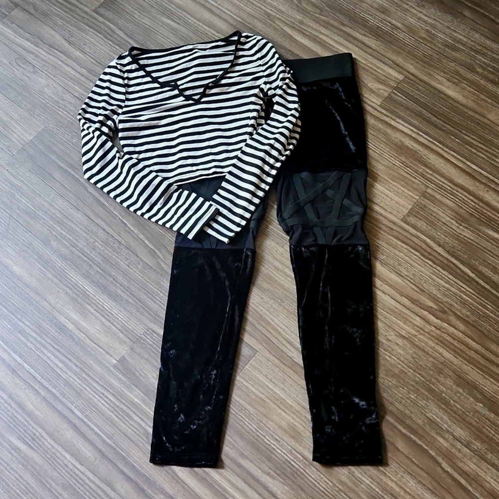 Killstar Striped Crop Top